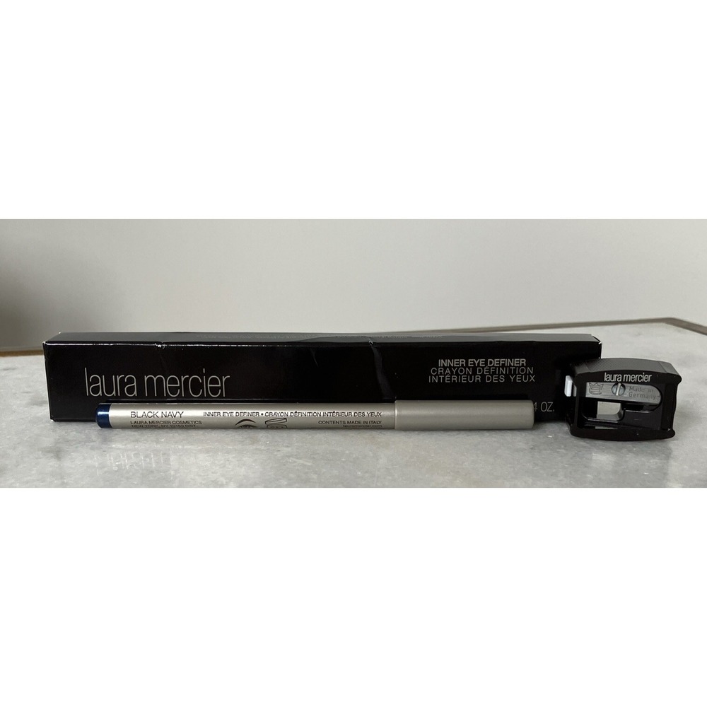 Laura Mercier Inner Eye Definer BLACK NAVY  NEW 0.04oz.